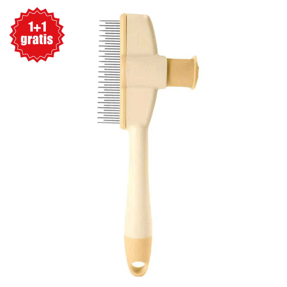 Perie Comb Cu Buton