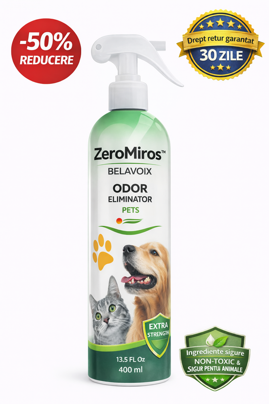 ZeroMiros™ Spray Eliminare Miros Urină Câini & Pisici