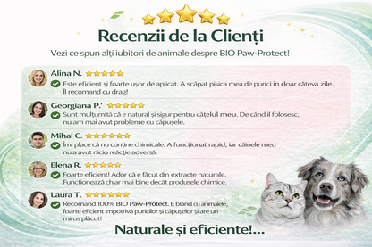 Picături Anti-Purici și Căpușe pentru Câini și Pisici | Paw-Protect