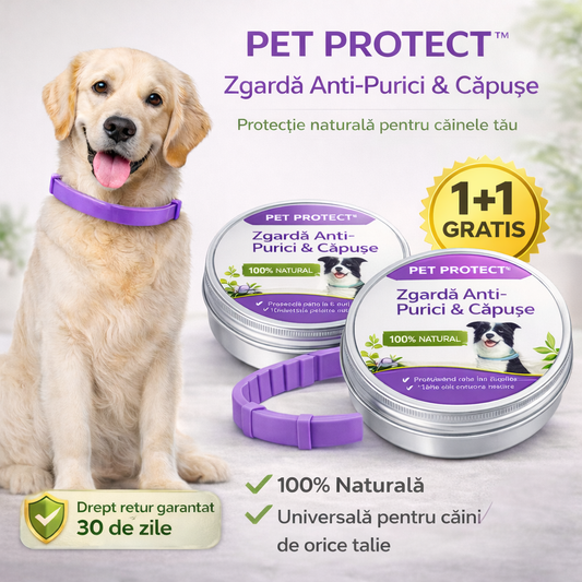Zgardă PetProtect capuse si purici caini