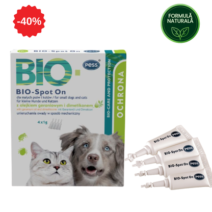 Picături Anti-Purici și Căpușe pentru Câini și Pisici | Paw-Protect