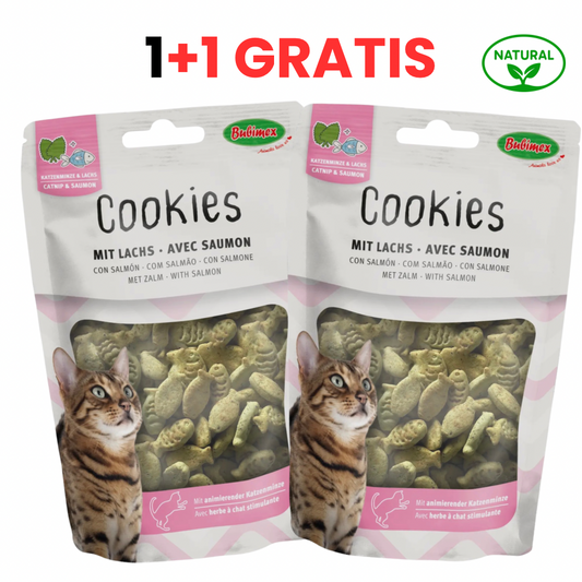 PurrMiau biscuiți cu Somon și Iarba Pisicii Trixie