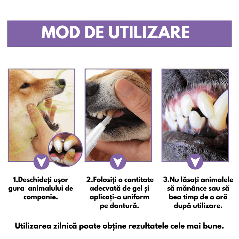 Gel Îngrijire dentară animale DentPlus - Main Store